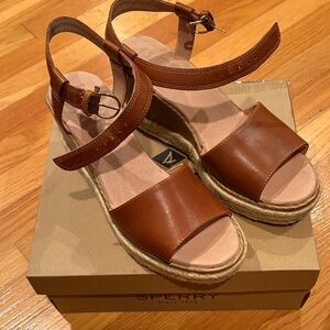 Sperry Women's Tan Espadrille Sandals